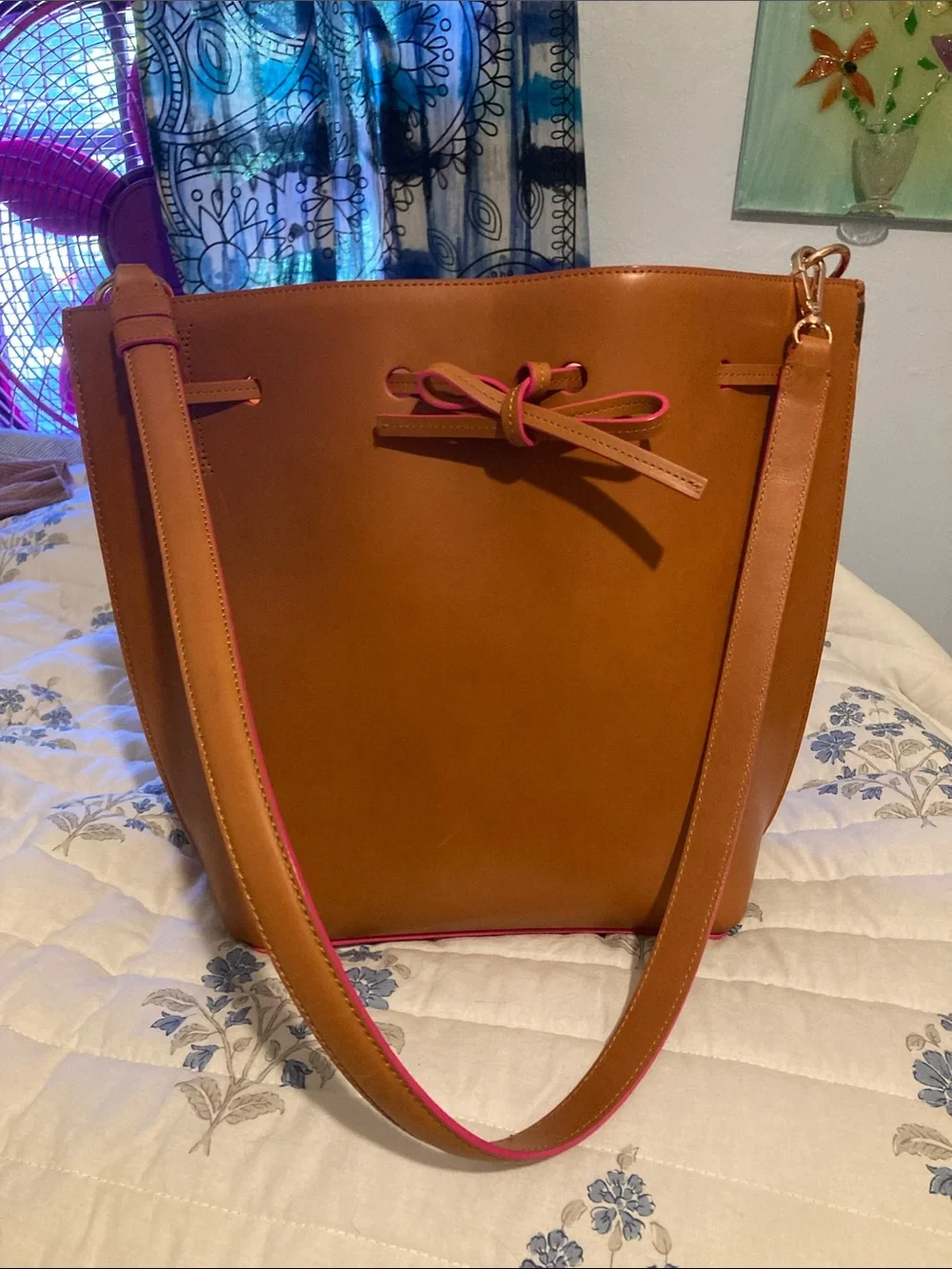 Sophia Webster Leather bucket bag